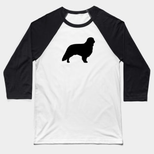 English Toy Spaniel Silhouette Baseball T-Shirt